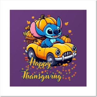 Giving Thanks Thanksgiving Stitch Thanksgiving 2023 Posters and Art